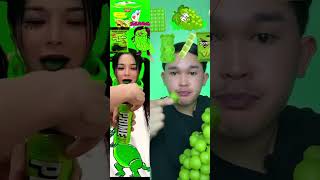 Green food Mukbang greenfood mukbang eatingvideos food mukbanging asmr eating [upl. by Adnoluy753]