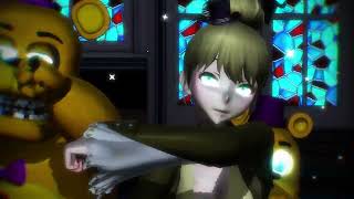 MMD FNAF  Girls II Fredbear and Springbonnie [upl. by Aram]