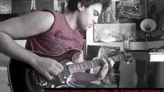 Schecter Hellraiser C1 FR thrash metal improvisationDimitris Chronis [upl. by Belldas]