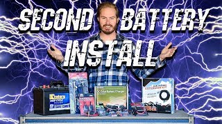 Dual Battery Install House Battery Setup amp Anderson Plug Backyard Mechanic 12 [upl. by Burk]