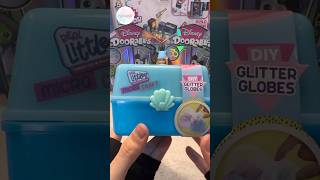 UNBOXING REAL LITTLES MICRO CRAFT DIY GLITTER GLOBES shorts asmr playtastics [upl. by Conners]