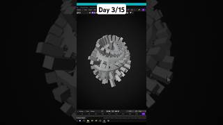 Day 315 Motion Graphics Challenge in Blender 3dart [upl. by Albarran358]