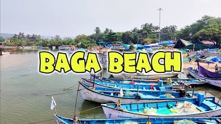 goa Beautiful Baga Beach North Goa [upl. by Eyahs]