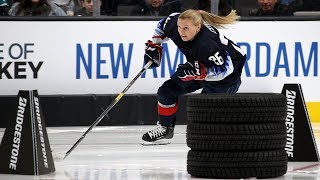 Kendall Coyne Schofield makes history in Fastest Skater [upl. by Eiramanel791]