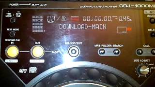 Actualización firmware Pioneer CDJ1000MK3 140 a 230 [upl. by Mick]