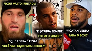 SURT0U🚨 Ankalaev PERDE A LINHA e DET0NA Alex Poatan após CAMPEÃO DE BOXE MANDAR MENSAGEM para Poatan [upl. by Gladine539]