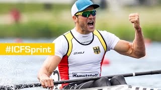 Final K1M 1000m Sprint 2  Duisburg 2015 [upl. by Sardse142]