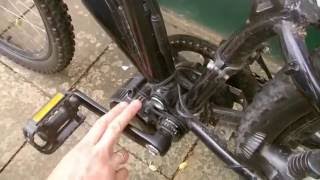 The result of the installation of Bafang 8FUN motor 750W on mountain bike  review English [upl. by Dohsar]