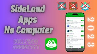 How to Sideload apps Without Computer  Full Guide 2023 [upl. by Vidovik]