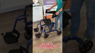 Do you know the difference between a Transport Chair Rollator Walker amp 2 in 1 chairwalker combo [upl. by Anyaled]