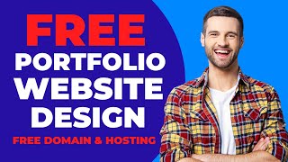 How to Create free portfolio website design with Free Domain amp Hosting [upl. by Arimaj]