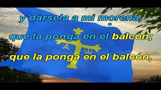 Asturias patria querida Karaoke [upl. by Sokul]