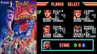 Double Dragon 3 The Rosetta Stone Gameplay Only Billy Lee retrogaming videogame [upl. by Ceevah967]