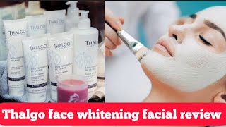 Thalgo facial reviewThalgo whitening facial  Thalgo facial for acne Shazia health beauty official [upl. by Akkinahs]