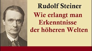 Rudolf Steiner  WE IVVII Vorrede 1914 [upl. by Arba]