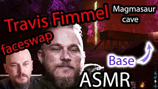 ARK Survival Evolved  Fjordur 14 Base inside Magmasaur cave for eggs ASMR Travis Fimmel deepfake [upl. by Eanad]