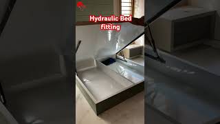 Hydraulic Bed with Storage  hydraulic bed fitting shorts beddesign hydraulicbed [upl. by Kyla]