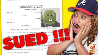 Nike SUES Youtuber CEDAZ for FAKE SNEAKER OPERATION [upl. by Norihs947]