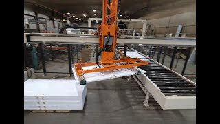 Gantryx StackerDestacker automatic panel door stacking and unstacking [upl. by Essined]