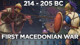 Macedonian Wars First Roman Intervention in the Hellenic Affairs [upl. by Phillie]