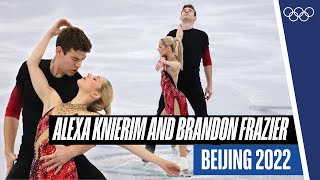 Alexa Knierim and Brandon Fraziers Skate Performance to House Of The Rising Sun ⛸️🪩  Beijing 2022 [upl. by Esra668]