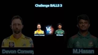 Devon Conway vs Mehidy Hasan Miraz betting challenge BALLS 3 [upl. by Anaert75]