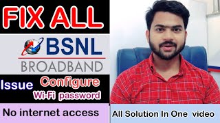 Bsnl Wifi No Internet Problem Solve  Fix Identifying Network [upl. by Sweyn]