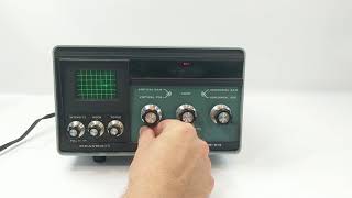 Heathkit SB614 Station Monitor Scope Ham Radio Pinehog [upl. by Ahsiad]