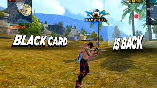 BLACK CARD IS BACK KOMPETITIF  FREE FIRE [upl. by Llertal]