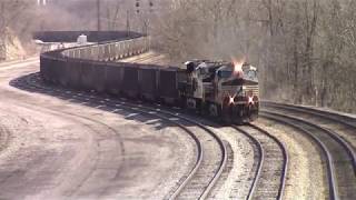 NS empty coal train coming into Bluefield yard in Bluefield WV [upl. by Cora]