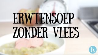 Erwtensoep maken zonder vlees [upl. by Airetal]