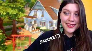 Je construis ma 1ère maison avec le pack grandir ensemble  😍  SIMS 4 [upl. by Molly]