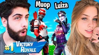 CHAMEI UMA INSCRITA PARA UM DUO NO FORTNITE [upl. by Dnalyr]