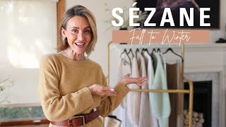 Sezane Fall Haul 2023  🍂 Parisian Style Fall Outfits [upl. by Asylla302]