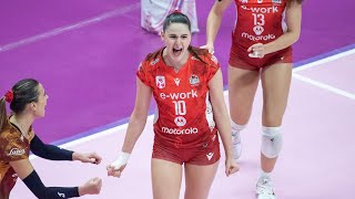 RISING STAR BENEDETTA SARTORI shines against Bergamo  Lega Volley Femminile 202324 [upl. by Spooner]