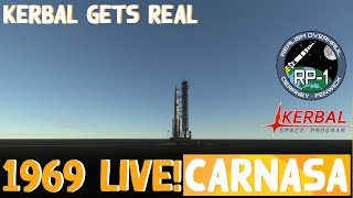 Kerbal Gets Real  1969 Part 1  LIVESTREAM [upl. by Noakes440]