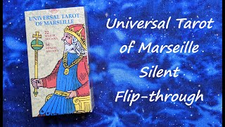 Universal Tarot of Marseille  Silent Flipthrough [upl. by Hurwit582]