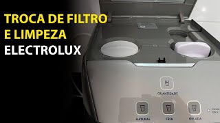 Como Trocar Refil filtro e fazer a Limpeza do purificador Electrolux Pa26g [upl. by Edialeda]