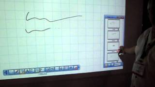 Hitachi interactive projector with pen and Starboard software [upl. by Airbmac]