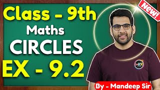 Class  9th Ex  92 Q1 Q2 Q3 Q4 Q5 Q6 Circles  Class 9 Maths Circles  New NCERT CBSE [upl. by Rogerg]