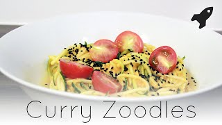 Rezept Curry Zoodles [upl. by Akirdnuhs]