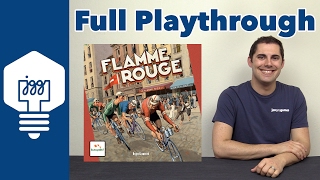 Flamme Rouge Full Playthrough  JonGetsGames [upl. by Seldon]