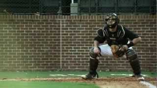 Catcher Tagging Drills with Vanderbilt Baseball coach Tim Corbin and ATEC machines [upl. by Oinotnaocram]