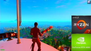 RTX 4060 🎮  Ryzen 7 5800X ⚙️  Fortnite CHAPTER 2 REMIX 🏆  PERFORMANCE MODE FPS TEST 🚀 [upl. by Nnaasil]