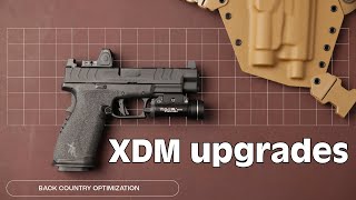 Springfield XDM ELITE 10 mm UPGRADES [upl. by Irrep745]