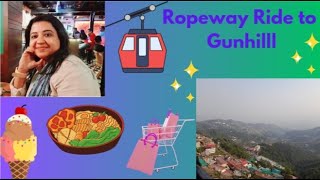 Ropeway Ride to GunhillMussoorie Mall RoadMussoorieTripMussoorie TourMussoorie Sightseeing [upl. by Arza]