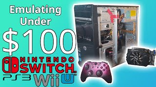 Make a Emulation Computer For less than 100 Dollars PS2 GAMECUBE WII AND SWITCH [upl. by Enawtna662]