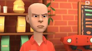 Caillou Gets Fired At 6 JobsGrounded [upl. by Okihcas313]