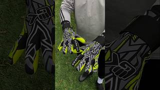 Best goalkeeper gloves GKSK1LL giga latex Contact grip Hybrid cut goalkeepergloves football [upl. by Ellehcan]