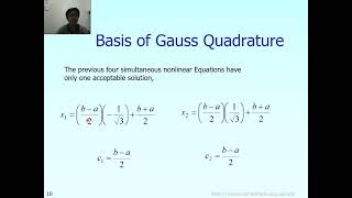 Gauss Quadrature Rule  Kistosi Al Ghifari  515523 [upl. by Notgnihsaw]